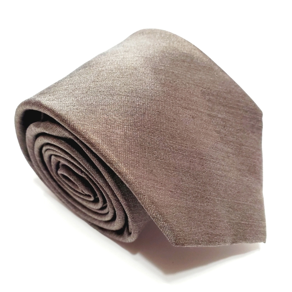 Joseph Abboud Necktie Solid Gray Pattern Men's Si… - image 1